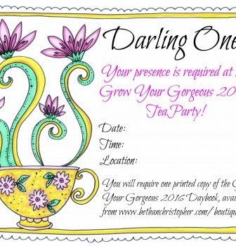Gather Your Girls For A Gorgeous 2016 Tea Party!