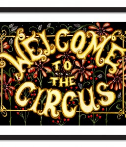 A2 Wall Art Collection / Planetary Circus / Welcome To The Circus